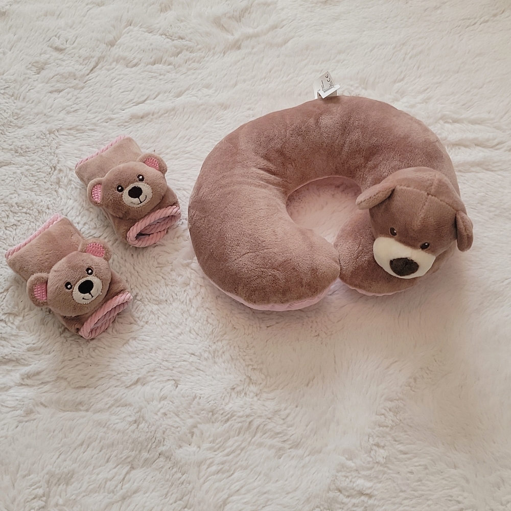 Kelly Baby Bear Seat Belt Covers and Neck Wrap